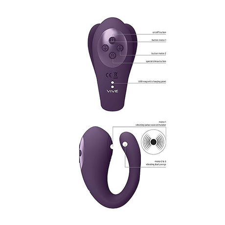 Стимулатор Yoko Purple