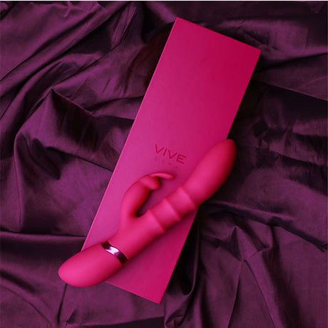 Вибратор Sora с 3 стимулиращи пръстена Pink