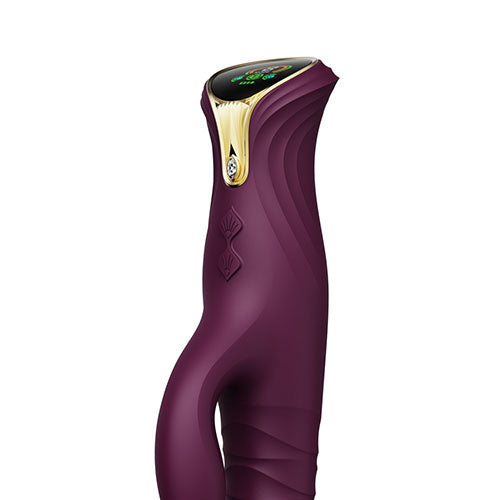 Вибратор Mose Velvet Purple с кристал Swarovski