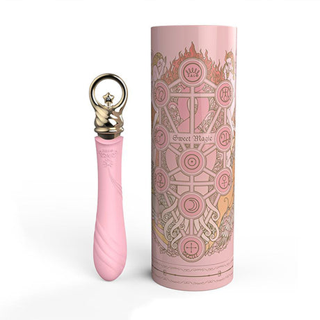 Вибратор Courage с кристал Swarovski и функция за нагряване Fairy Pink
