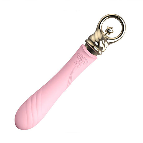 Вибратор Courage с кристал Swarovski и функция за нагряване Fairy Pink