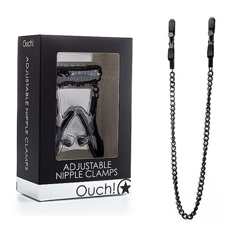 Щипки за зърна Ouch! Black