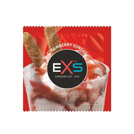 Презервативи EXS Strawberry - 10 бр