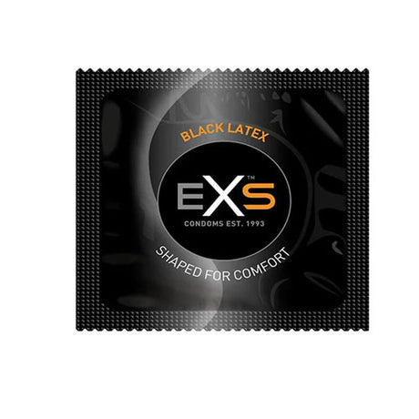Презервативи EXS Black Latex - 10 бр