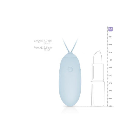Виброяйце Luv Egg с дистанционно в синьо
