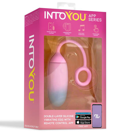 Виброяйце IntoYou App Series Blue/Purple