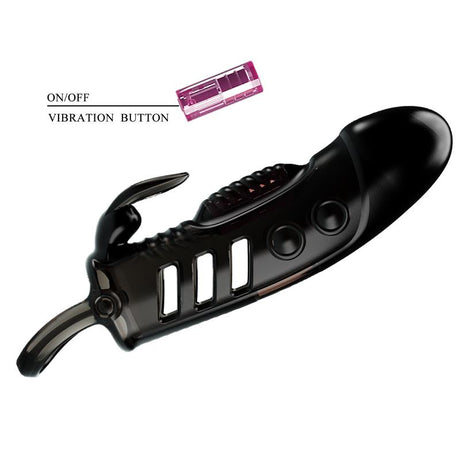 Пенис удължител с вибрация Sloane Black