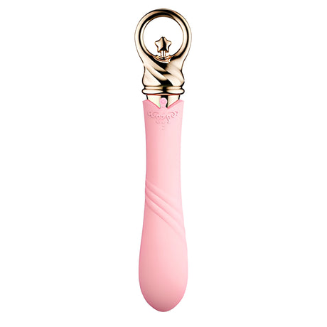 Вибратор Courage с кристал Swarovski и функция за нагряване Fairy Pink – снимка 2