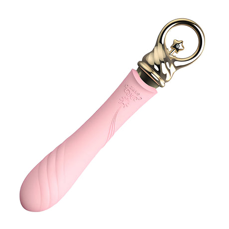 Вибратор Courage с кристал Swarovski и функция за нагряване Fairy Pink – снимка 3