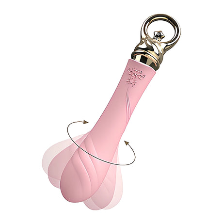 Вибратор Courage с кристал Swarovski и функция за нагряване Fairy Pink – снимка 7