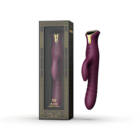 Вибратор Mose Velvet Purple с кристал Swarovski от Zalo