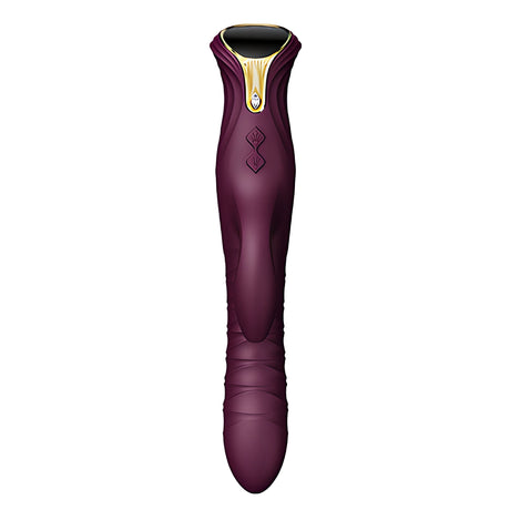 Вибратор Mose Velvet Purple с кристал Swarovski – снимка 5