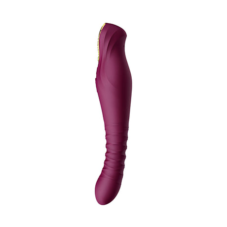 Вибратор Пулсатор King с кристал Swarovski Velvet Purple – снимка 5