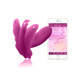 Вибратор с клитор стимулатор Lydia I Smart Butterfly от Realov