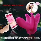 Вибратор с клитор стимулатор Lydia I Smart Butterfly – снимка 4