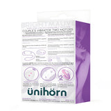 Вибратор за двойки BrightMauve с дистанционно – снимка 3