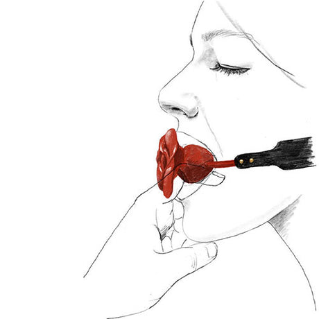 Наустник Rose Ball Gag