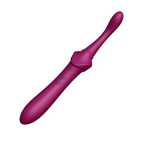 Вибратор Bess с 3 приставки Velvet Purple