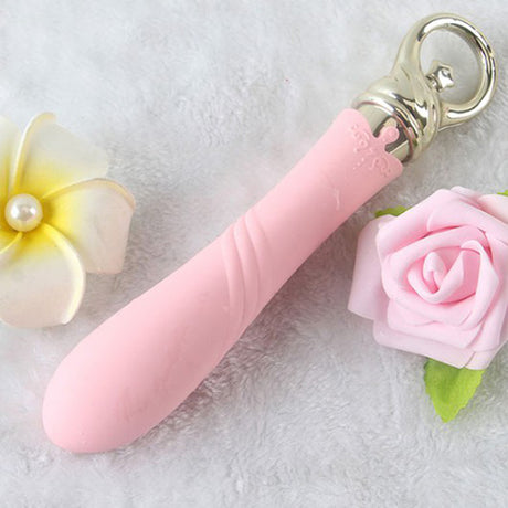 Вибратор Courage с кристал Swarovski и функция за нагряване Fairy Pink