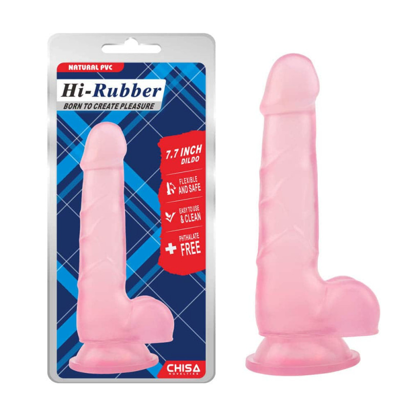 Дилдо Hi-Rubber 19.5 см